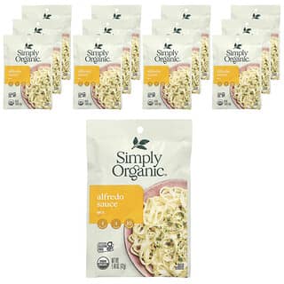 Simply Organic, Alfredo Sauce Mix, 12 Packets, 1.48 oz (42 g) Each