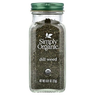 Simply Organic, укроп, 23 г (0,81 унции)