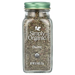 Simply Organic, Чабрец, 22 г (0,78 унции)
