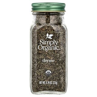Simply Organic, Чабрец, 22 г (0,78 унции)