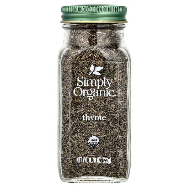 Simply Organic, Tomilho, 22 g (0,78 oz)