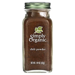 Simply Organic, Pó de Chili, 2.89 oz (82 g)