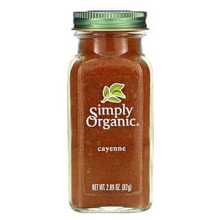 Simply Organic, Poivre de cayenne, 2.89 oz (82 g)