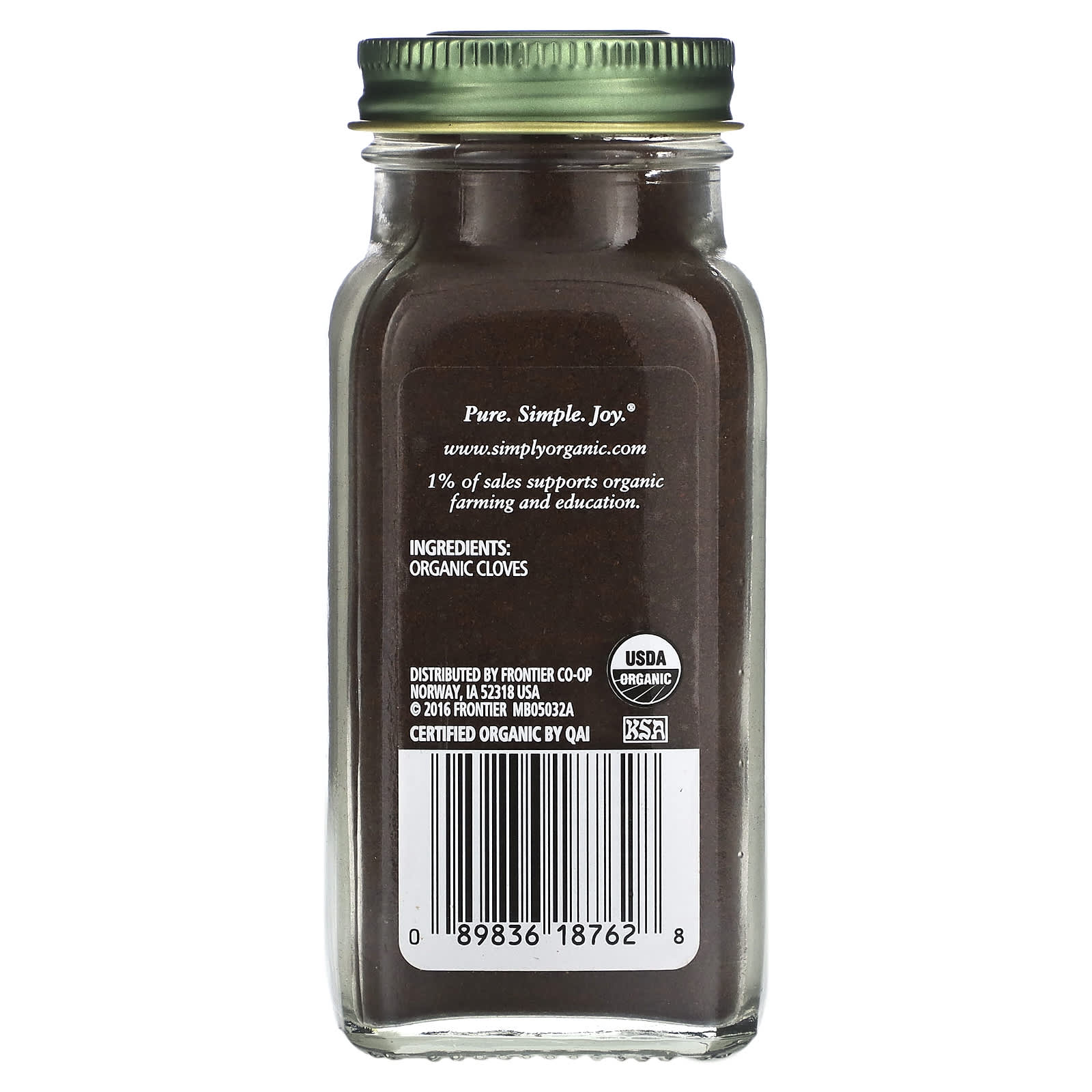 Simply Organic, Simply Organic, Ground Cloves, 2.82 oz (80 g)