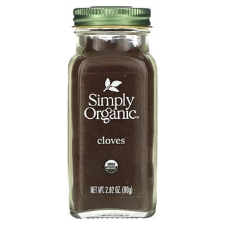Simply Organic, Clavos de olor molidos, 2,82 oz (80 g)