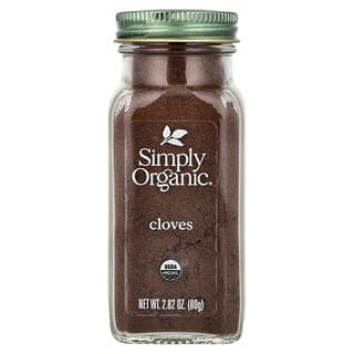 Simply Organic, Молотая гвоздика, 2,82 унций (80 г)