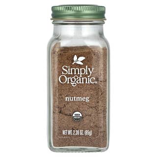 Simply Organic, グラウンドナツメグ、2.30オンス(65 g)