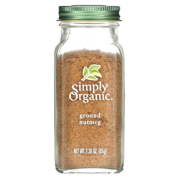 Simply Organic, グラウンドナツメグ、2.30オンス(65 g)