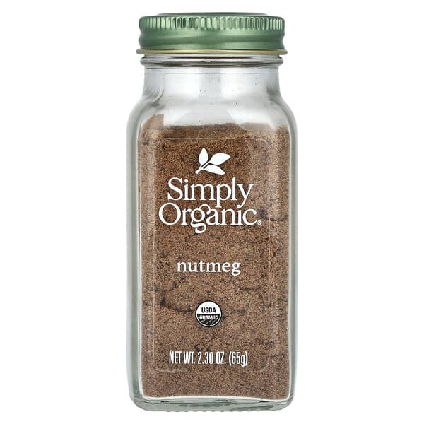 Simply Organic, 肉豆蔻粉，2.30 盎司（65 克）