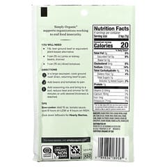 Simply Organic, Mezcla de condimentos de chile suave, 12 sobres de 28 g (1 oz) cada uno
