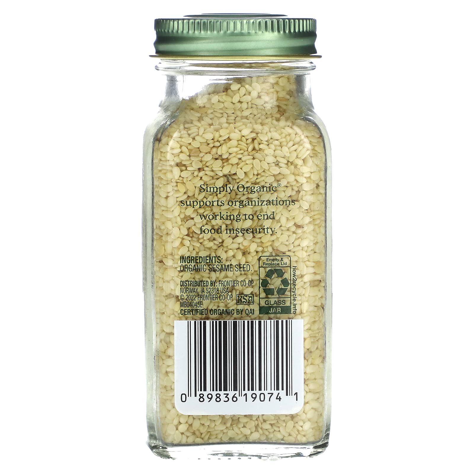 Simply Organic, Sesame Seed , 3.21 oz (91 g)