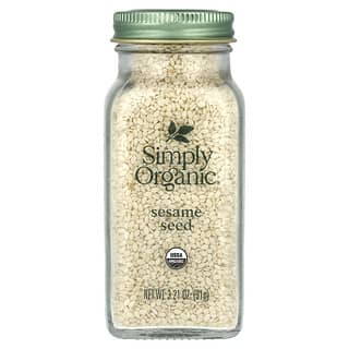 Simply Organic, Semente de Gergelim, 91 g (3,21 oz)