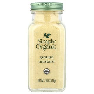 Simply Organic, Hořčice mletá, 75 g