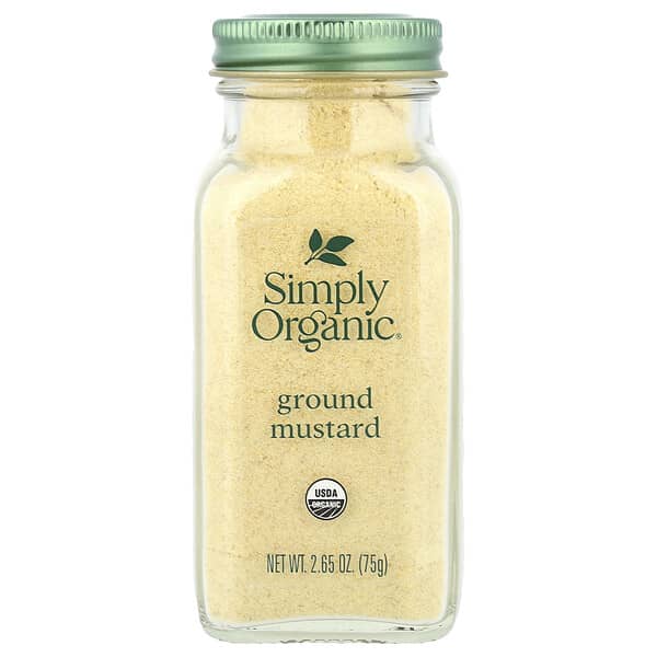 Simply Organic, 분쇄 머스타드, 75g(2.65oz)