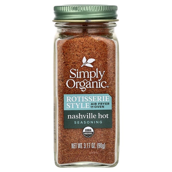 Simply Organic, 불고기 스타일 시즈닝, 내슈빌 핫, 90g(3.17oz)