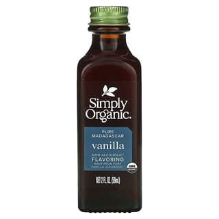 Simply Organic, Madagascar-Vanille, alkoholfreie Aromen, eigener Anbau, 2 fl oz (59 ml)