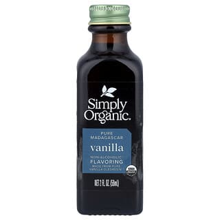 Simply Organic, Vanila Madagaskar Murni, Perisa Non-Alkohol, 59 ml (2 ons cairan)
