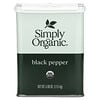 Black Pepper, Schwarzer Pfeffer, 113,4 g (4 oz.)