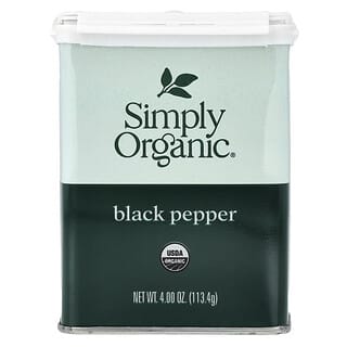 Simply Organic, Black Pepper, 4 oz (113.4 g)