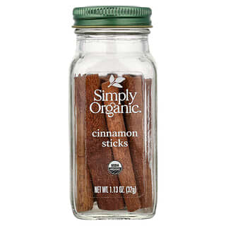 Simply Organic, Kanelstænger, 32 g