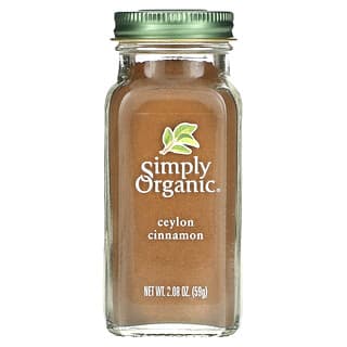 Simply Organic, オーガニックセイロンシナモン、2.08 oz (59 g)