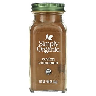 Simply Organic, Cannelle Ceylan bio, 2,08 onces (59 g)