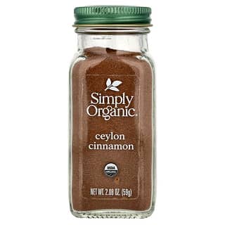 Simply Organic, Cannelle Ceylan bio, 2,08 onces (59 g)