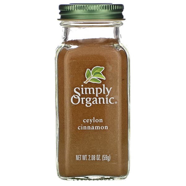 Simply Organic, Organic Ceylon Cinnamon, 2.08 Oz (59 G)