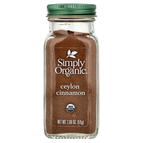 Simply Organic, Canela orgánica de Ceilán, 2,08 oz (59 g)