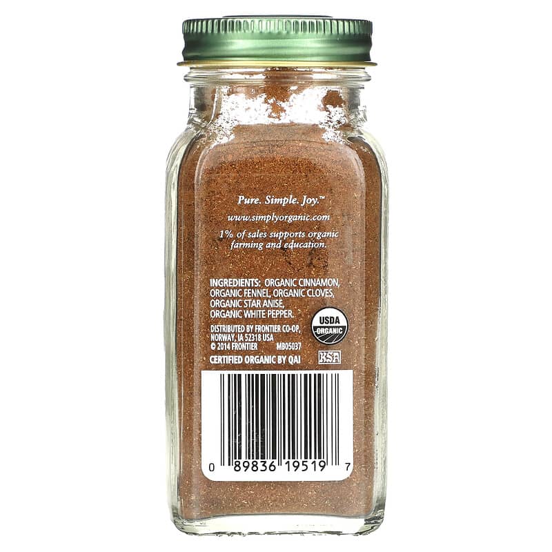 Organic Five Spice Powder, 2.01 oz at Whole Foods Market