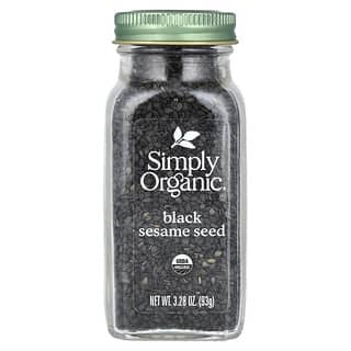 Simply Organic, Orgánico, semilla de sésamo negro, 3.28 oz (93 g)