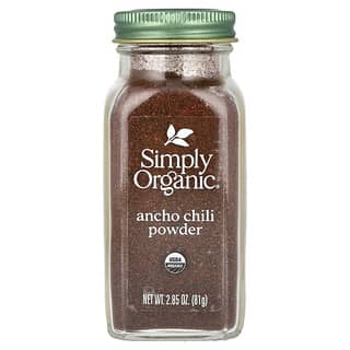 Simply Organic, Chile ancho en polvo, 81 g (2,85 oz)