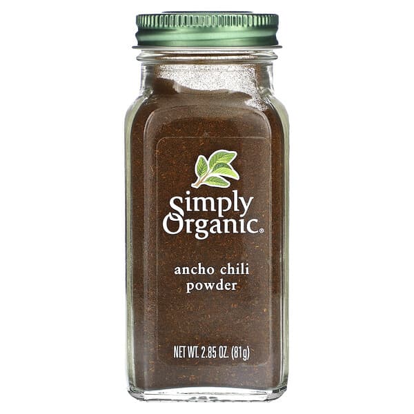 Simply Organic, Ancho Chili Powder, 2.85 oz (81 g)