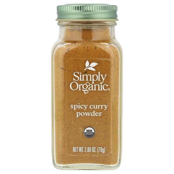 Simply Organic, 매콤한 카레 가루, 79g(2.80oz)
