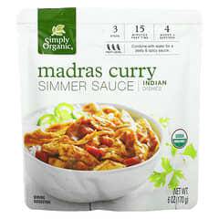 Simply Organic, Madras Curry 炖酱，印度菜，6 盎司（170 克）
