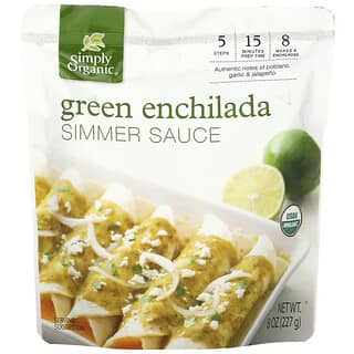 Simply Organic, Grüne Enchilada-Sauce (Bio), 227 g