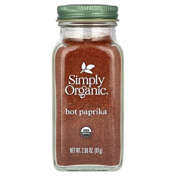 Simply Organic, 매운 파프리카, 81g(2.86oz)