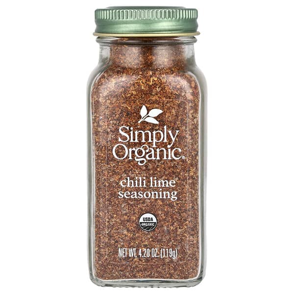 Simply Organic, Krydda med chili lime, 4.20 oz (119 g)