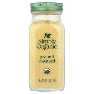 Simply Organic, Βιολογική αλεσμένη μουστάρδα, 70 γρ.