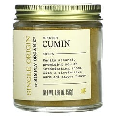 Simply Organic, Single Origin, Turkish Cumin, 1.96 oz (56 g)