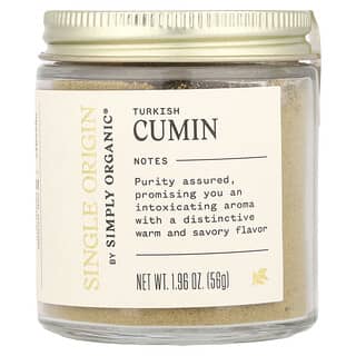 Simply Organic, Single Origin, Turkish Cumin, 1.96 oz (56 g)