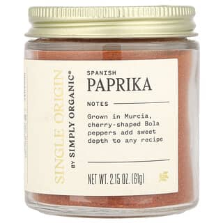 Simply Organic, Single Origin, Spanish Paprika, 2.15 oz (61 g)