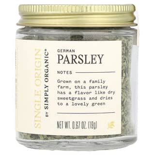 Simply Organic, Single Origin, German Parsley, 0.67 oz (19 g)