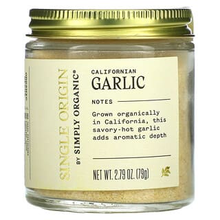 Simply Organic, Single Origin, Californian Garlic, 2.79 oz (79 g)