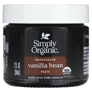 Simply Organic, Madagaskar-Vanillebohnen-Paste, 59 ml (2 fl. oz.)