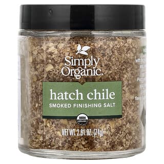 Simply Organic, Savustettu viimeistelysuola, Hatch Chile, 74 g