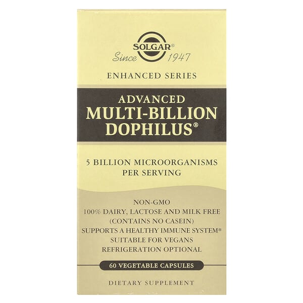 Solgar Advanced Multi-Billion Dophilus®, 60 Vegetable Capsules