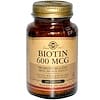Biotin, 600 mcg, 100 Tablets