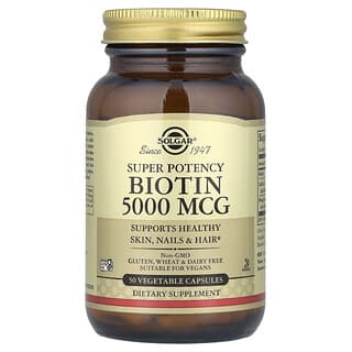 Solgar, Biotin, 50 Vegetable Capsules