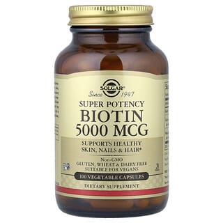 Solgar, Biotin, 100 Vegetable Capsules